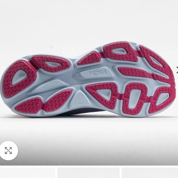 Hoka Sneakers Size 6.5 NWOT Bondi 8 Chalk Violet/Pastel Lilac - Picture 4 of 12